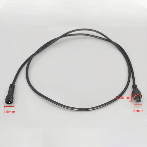 2 Pin IP67 Wasserdicht Strom Verlängerungskabel Stecker Buchse Lang 0,5M-10M - Picture 6 of 11