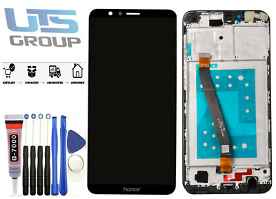 Für Huawei Honor 7X BND-L21 LCD Bildschirm Display Touchscreen +Rahmen Schwarz