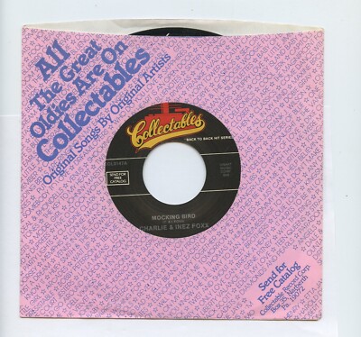 Charlie & Inez Fox . MOCKING BIRD . The Poets SHE BLEW A GOOD THING Vinyl  MINT