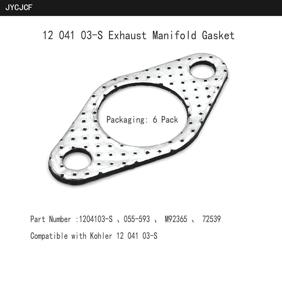 Gasket: Exhaust Manifold 12 041 03-S - OEM Kohler