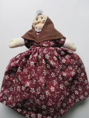 Vintage Alma's Designs Grandma Flip Doll Topsy Turvy 2 in 1 doll