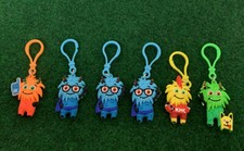 American Heart Association Kid  s Heart Challenge Keychains- Lot Of 6