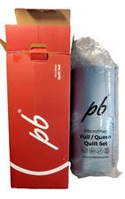 Pure Bedding Microfiber Full/Queen Quilt Set New Open Box