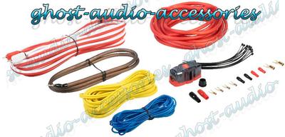 Vibe CL8AWK 1500W 8 AWG Stärke komplett Auto Audio Verstärker Amp Sub Kabelsatz
