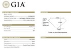 GIA certified 14k white gold 1.22ct SI2 H princess diamond engagement ring 5.5g — photo 9