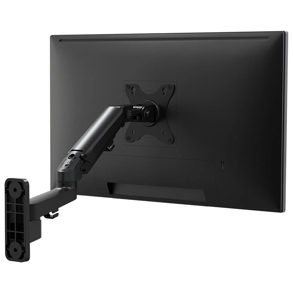 Full Motion Monitor Wall Mount Articulating Arm Gas Spring For Up to 27" Screen - Image 3 of 4