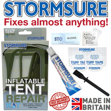 Inflatable Tent Awning Groundsheet Repair Kit waterproof patch glue Seal Leaks 