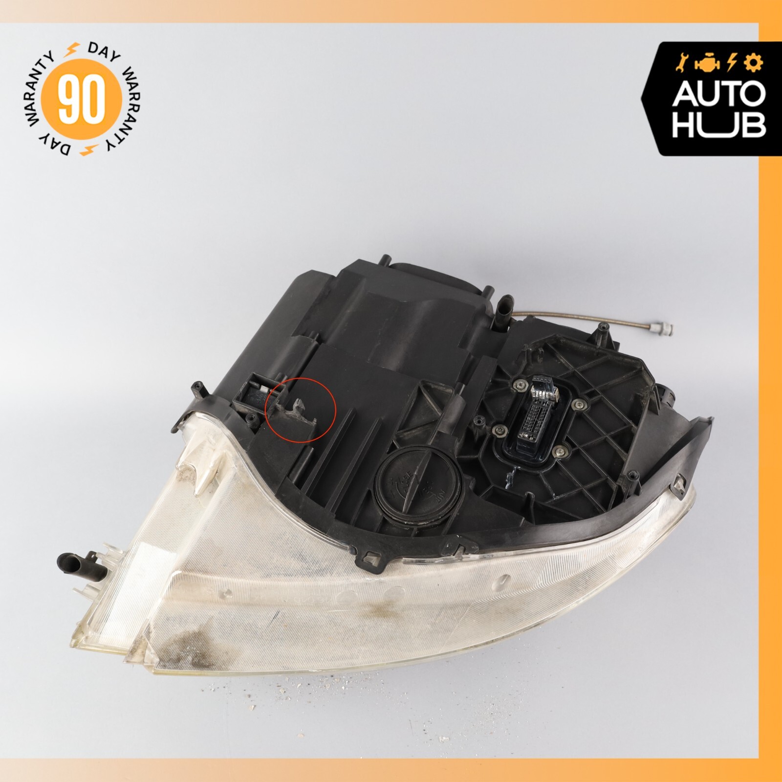 09-13 Maserati Quattroprote Front Right Side Headlight Lamp Bi Xenon FOR PARTS