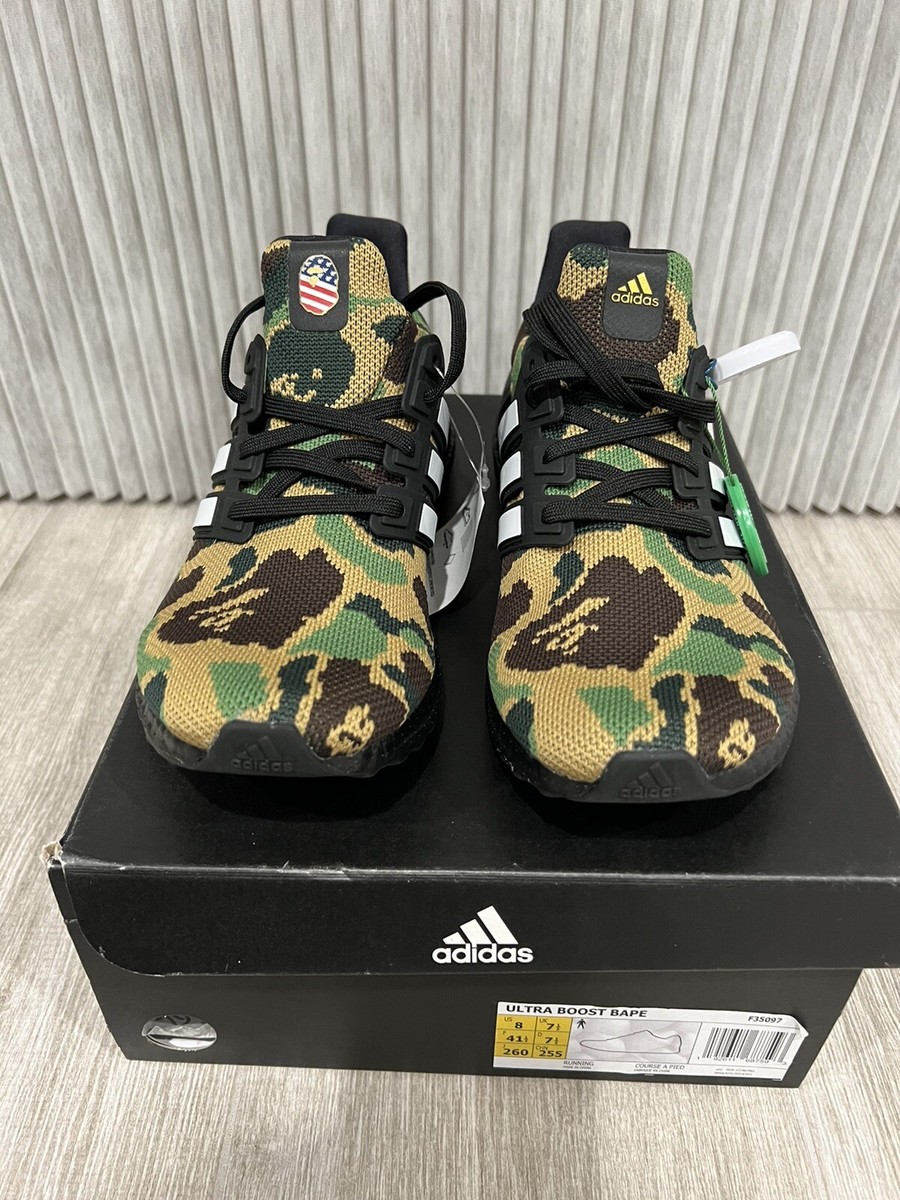 NEW 2019 Adidas Ultra Boost 4.0 Bape Camo Sz 8 Mens Bathing NEW 2019 Adidas Ultra Boost 4.0 Bape Camo Sz 8 Mens Bathing