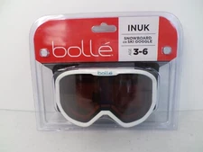 Bolle Inuk Kid's Goggles Youth White 3-6 years Anti Fog & Scratch 100% UV Protec