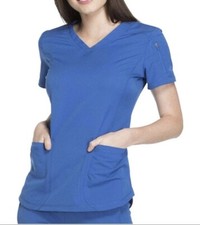 - Women Scrubs Top V-Neck - XS - New