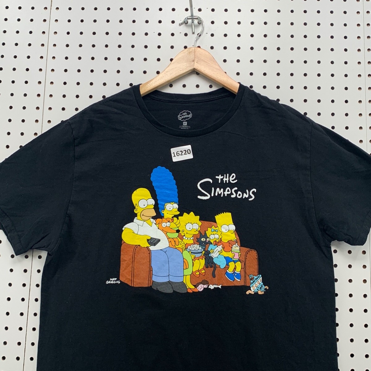 The Simpson Shirt Mens Large Couch Graphic Marge Homer Bart Lisa