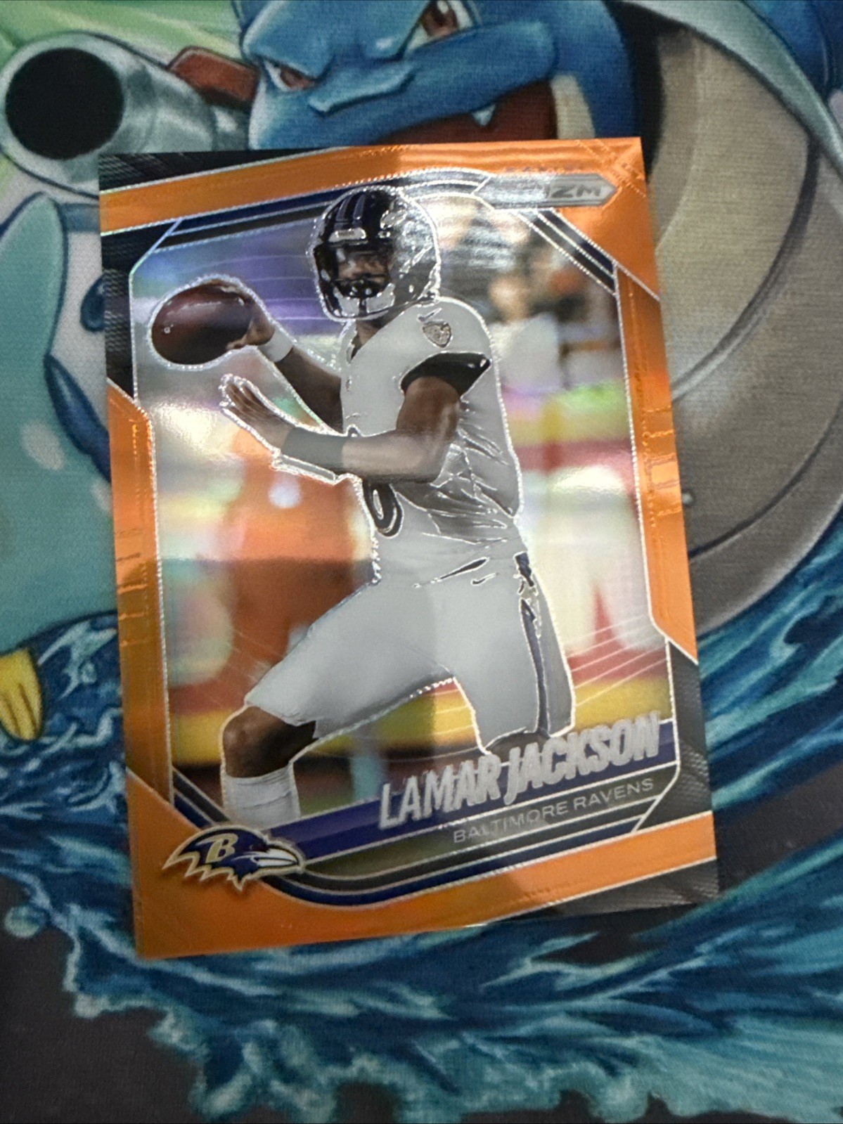 2025 Panini Prizm - Lamar Jackson #78 Orange Prizm /249