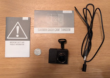Used Garmin Dash Cam Tandem Two 180-degree Lenses 1440p video, READ DESCRIPTION
