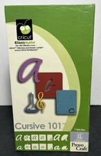 Cricut Classmate Cursive 101 Alphabet Cartridge Complete Link Status Unknown