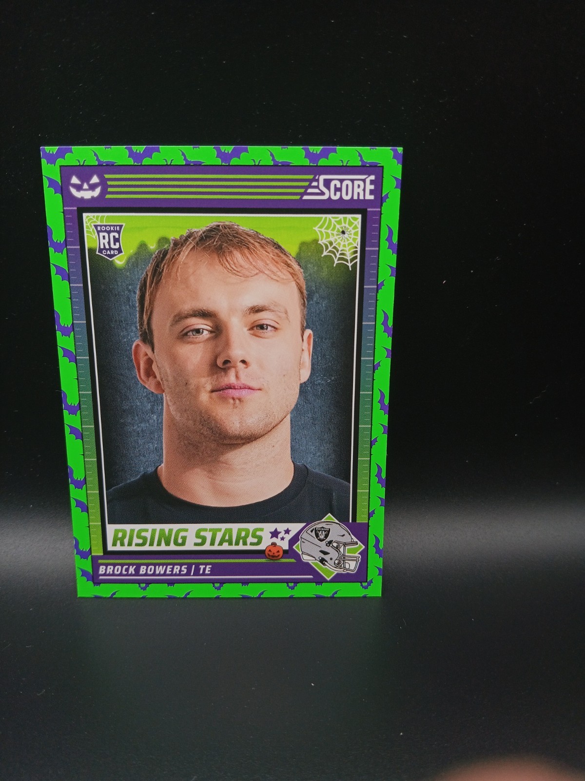 2024 Panini Score-A-Treat - Rising Stars Brock Bowers #8 Green Bats (RC)