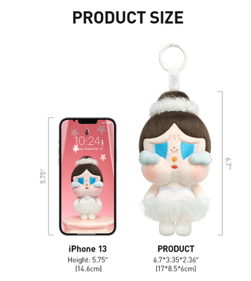 CRYBABY SHINY SHINY SERIES- PLUSH PEDANT BLISTER PACK HOT CUTE TOY