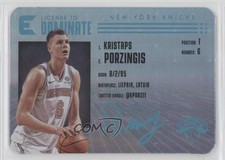 2017-18 Panini Essentials License to Dominate Kristaps Porzingis #L2D-35 0wp8