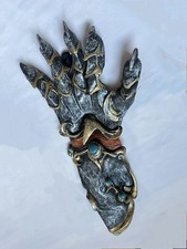 Vintage 2005 Disguise medieval gauntlet with clawed fingers. Left Hand Halloween
