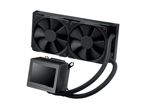 ROG RYUJIN 240 All-in-One Liquid CPU Cooler, 240mm Radiator, 3.5-inch LCD, ASUS
