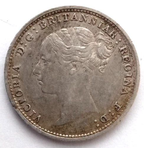 1886 Victoria Threepence — photo from another recent sale