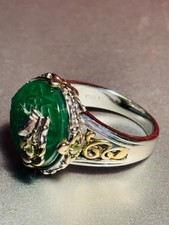 antique jewelry rings jade silver classy ring size 8