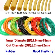 Colorful Surgical Latex Tube Natural Rubber Pipe Hose Elastic Tubing 1.6mm-22mm