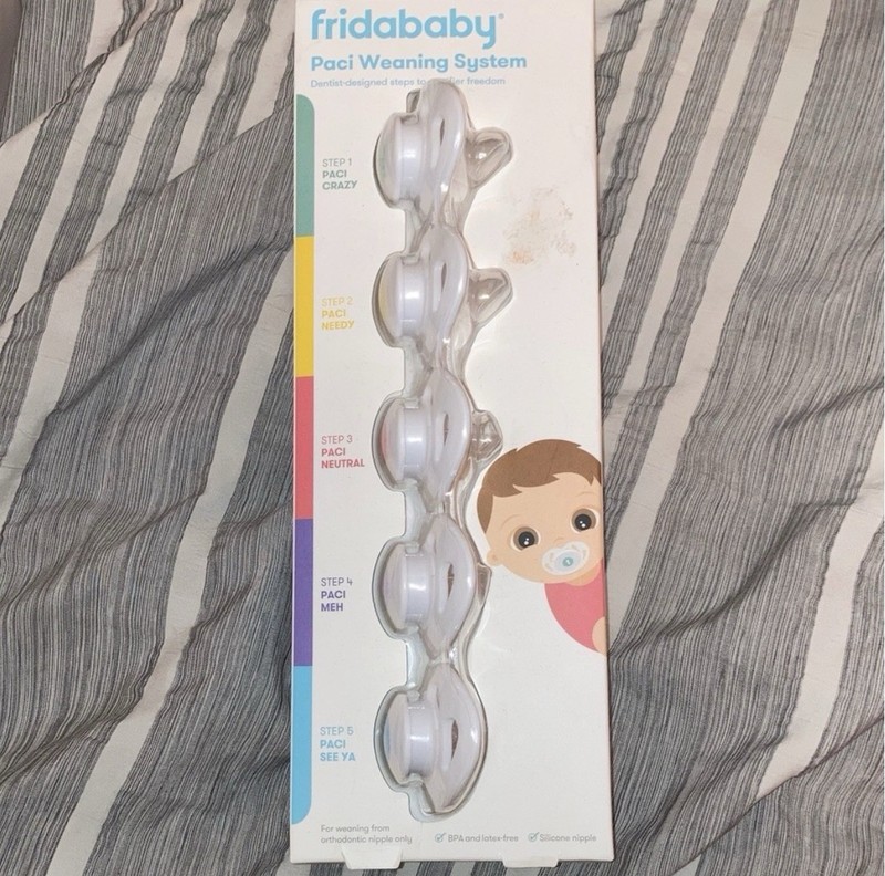 Fridababy Paci Weaning System 5-Step Orthodontic Silicone Pacifier Set