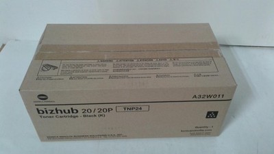 Konica Minolta TNP-24 Toner Ctg A32W011, Black for Konica Minolta bizhub 20