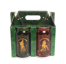 Wicked the Movie Elphaba and Glinda 2 pack Drinking Glasses, Lid, Straw 16 oz.