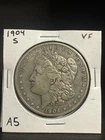 New Listing1904-S Morgan Silver Dollar Rare Key Date San Francisco S Mint VF