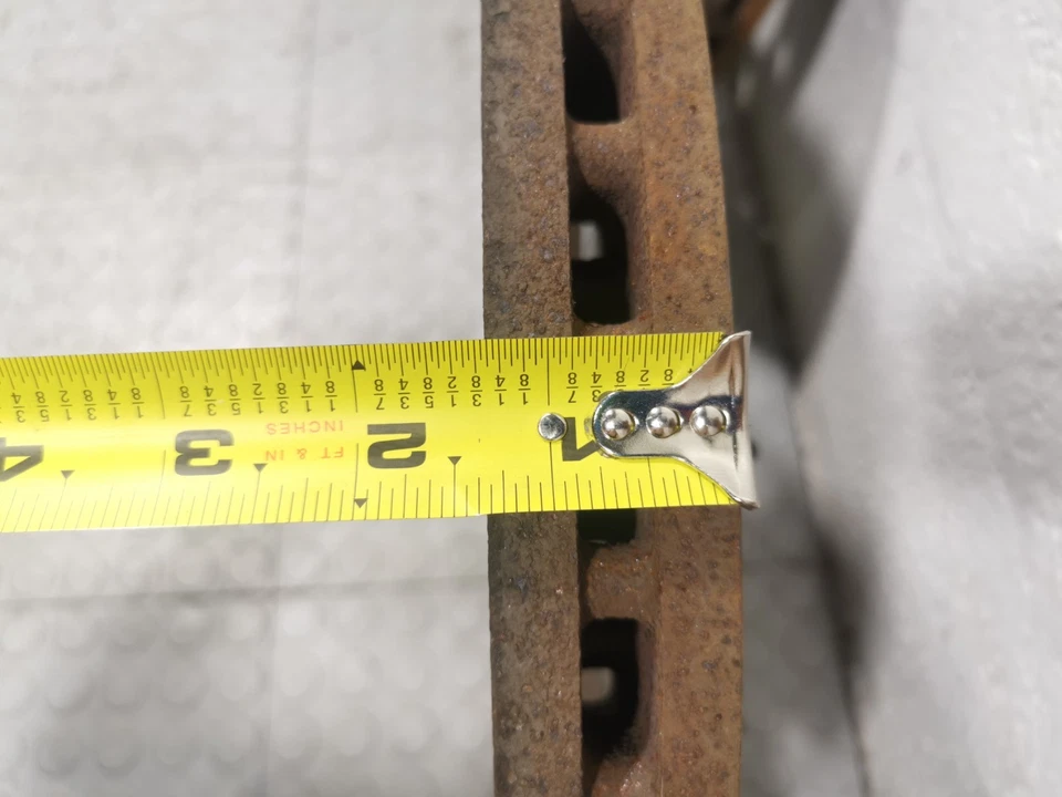 Dodge Charger R/T Scat Pack 2018 discos de freno delanteros izquierdo derecho rotor 68184587AE Foto 3 de 4