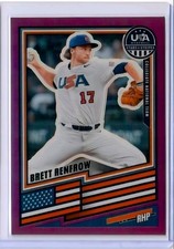 2026 Panini Stars & Stripes BRETT RENFROW purple Prizm /199 USA Baseball #18
