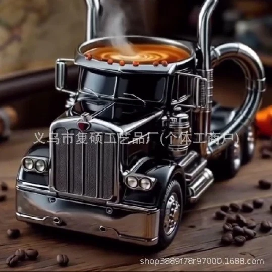 New Arrival Semi-Truck Coffee Mugs – Unique Truck-Shaped Drinkware for Coffee - Bild 2 von 4
