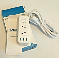 New Anker 331 Power Strip Model A9166 Open box 6 Plugs 3 USB Surge Protection