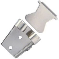 Jewelry Making Handcrafted Nickel Silver Bolo Tie Backs Pack of 5