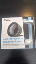 Vivitar 2.2x Professional Telephoto Lens 52mm In Original Box