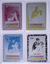 2025 Leaf Vivid Baseball Noah Schultz Base A Printing Plate 1/1 Set