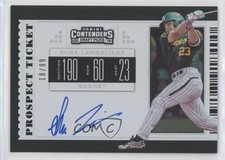 2019 Contenders Draft Picks RPS Prospect Ticket 18/99 Shea Langeliers Auto 3c2