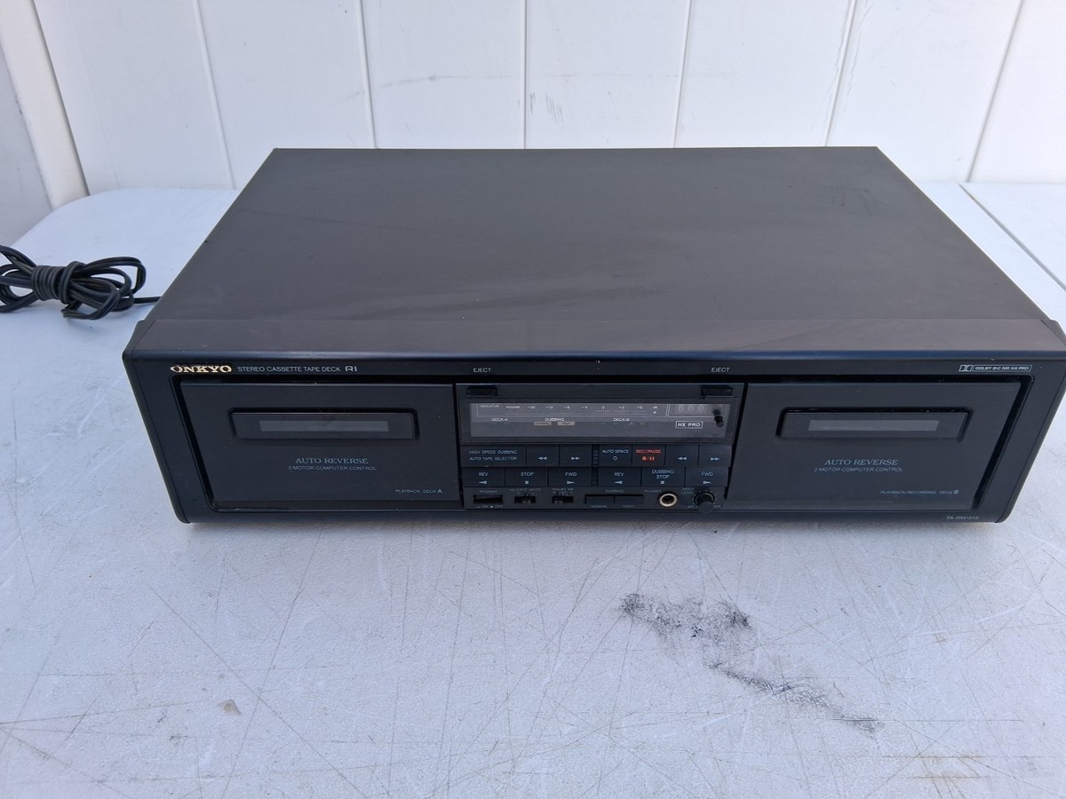 Onkyo TA-RW313 Dual Auto Reverse Cassette Deck - For Parts/Repair