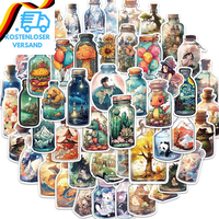 50 StüCk Vintage Graffiti Sticker Aufkleber Set Vinyl Wasserfest