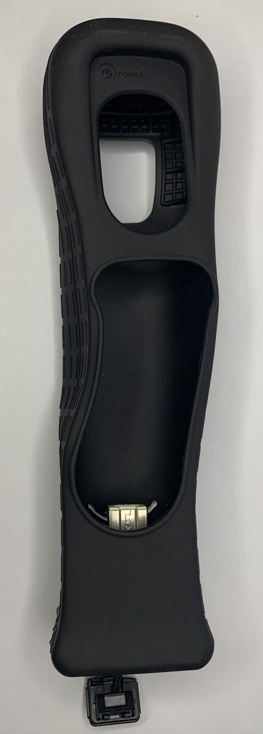 Nintendo Wii MotionPlus Adapter RVL-026 +Silicone Sleeve RVL-027 OEM Black Excel