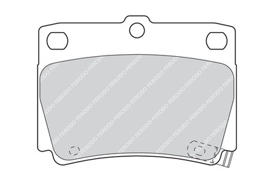 FERODO FDB1570 Bremsbelagsatz, Scheibenbremse für MITSUBISHI