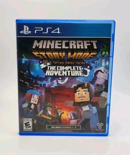 Minecraft: Story Mode - The Complete Adventure (PlayStation 4, 2016) PS4 Works !