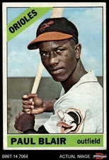 1966 Topps #48 Paul Blair Orioles 3 - VG