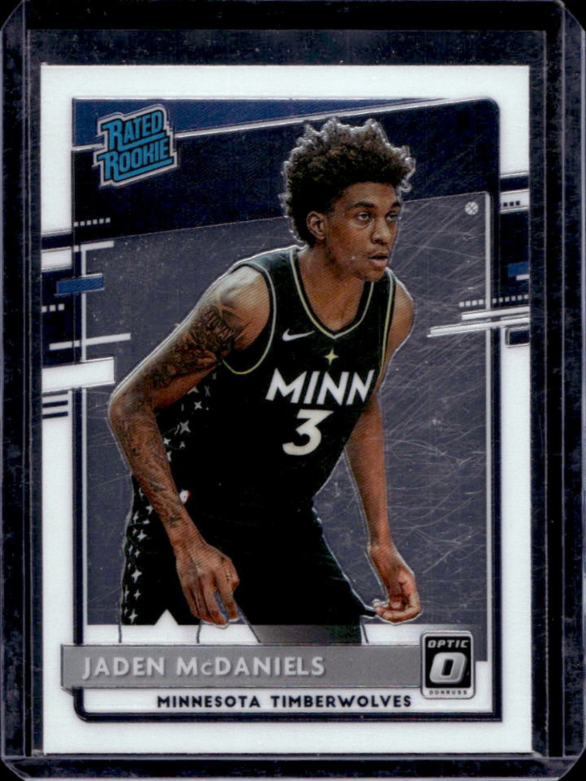 2020-21 Donruss Optic Jaden McDaniels Rookie RC #178 Timberwolves