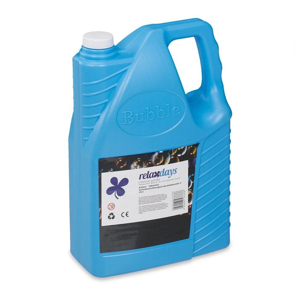 Seifenblasen nachfüllkanister Seifenblasenflüssigkeit Seifenblasenlösung