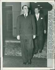 1953 Ambassador Georgi N Zaroubin Walks Out On Reception Politics Wirephoto 7X9