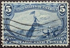 US Stamps Collection Scott # 288 - 5 Cent Trans-Mississippi Exposition - Used