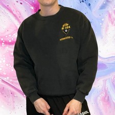 Lee Men's Grey and Black Sweatshirt